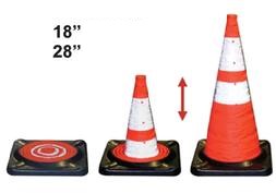 Traffic Collapsible Cone 28" C/W 